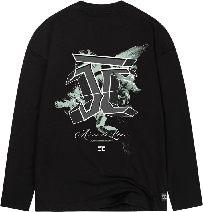 JORCUSTOM AboveAll Longsleeve T-Shirt Black