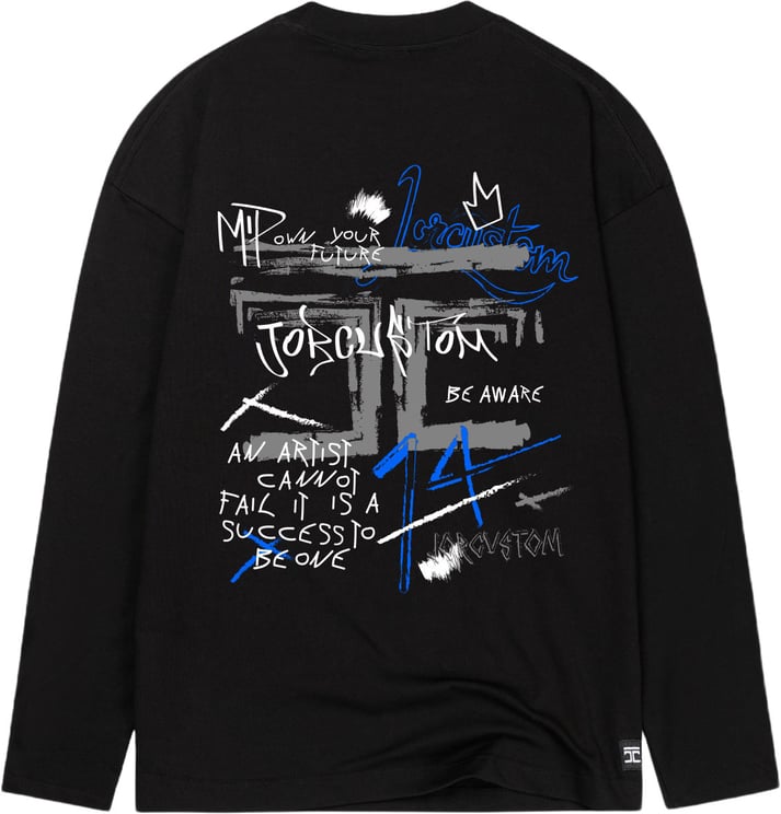 JORCUSTOM Artist Longsleeve T-Shirt Black