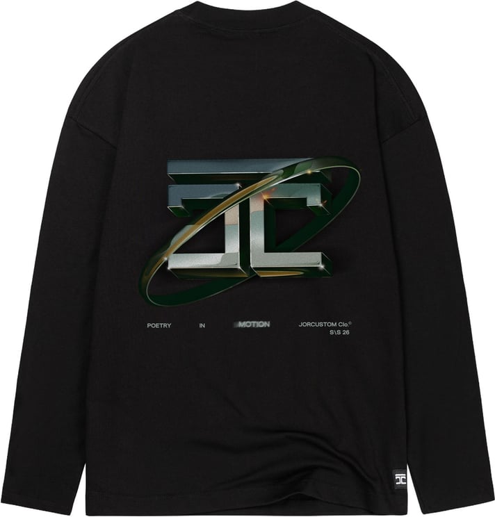 JORCUSTOM PoetryIn Longsleeve T-Shirt Black