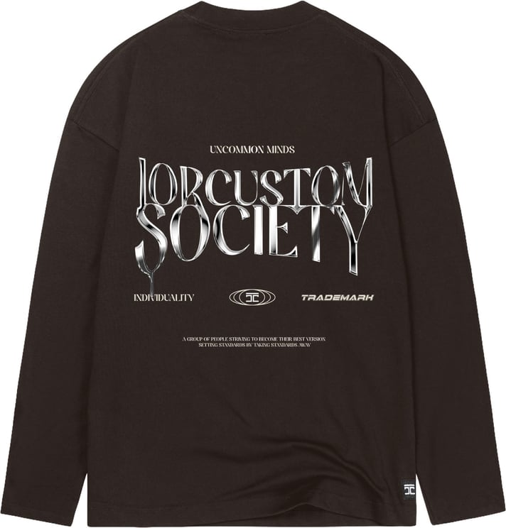 JORCUSTOM Uncommon Longsleeve T-Shirt Brown
