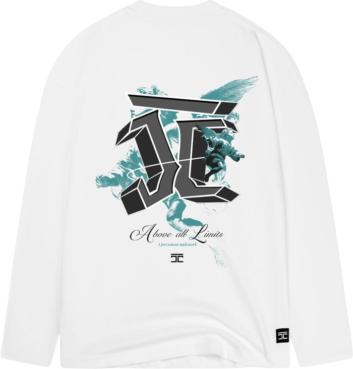 JORCUSTOM AboveAll Longsleeve T-Shirt White