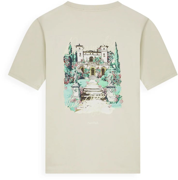 Pure Path Mansion T-Shirt Sand