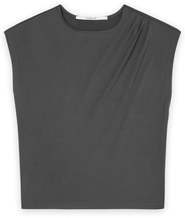 Homage to Denim top grijs