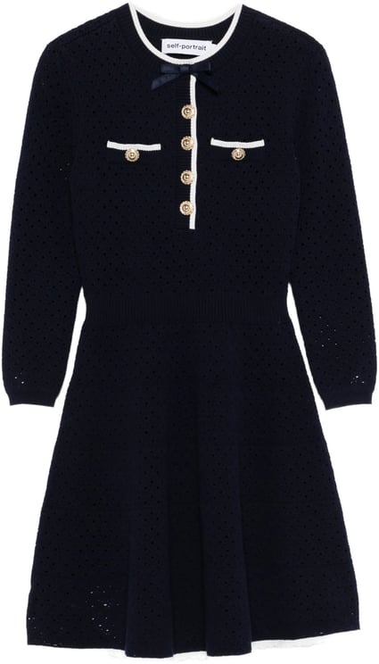 Self-Portrait dress blue