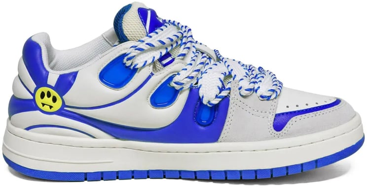 Barrow sneaker blauw met wit