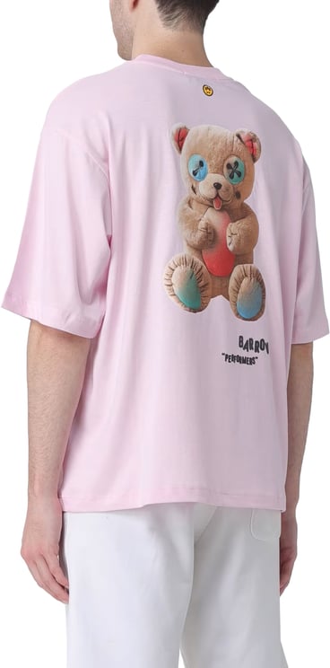 Barrow jersey t-shirt beer rug roze