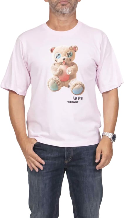 Barrow jersey t-shirt beer roze