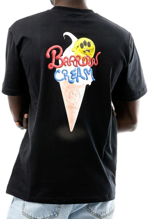 Barrow jersey t-shirt ijsje rug zwart