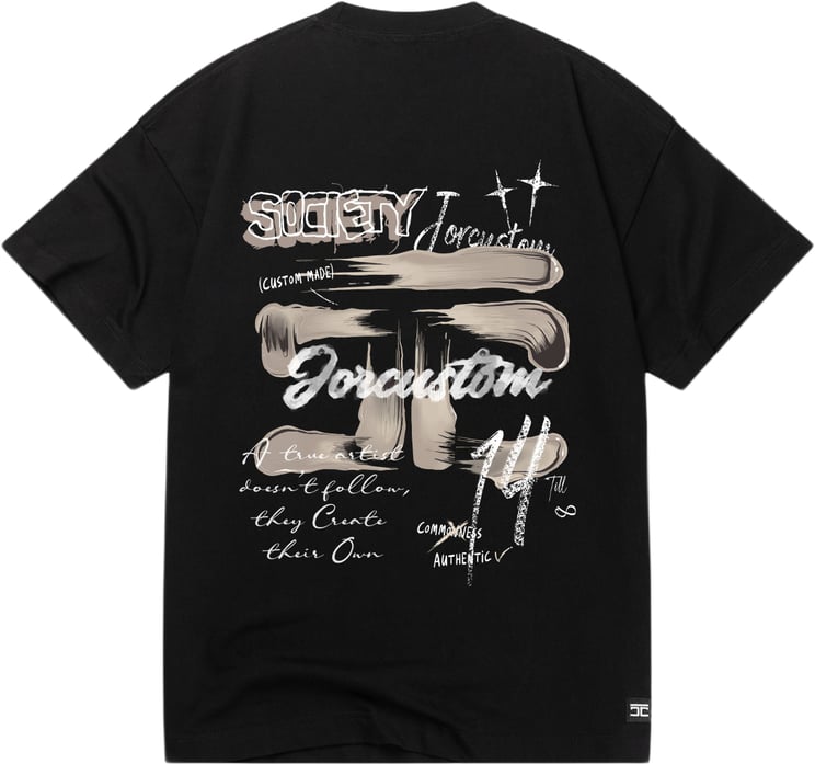 JORCUSTOM ArtistTwo Loose Fit T-Shirt Black