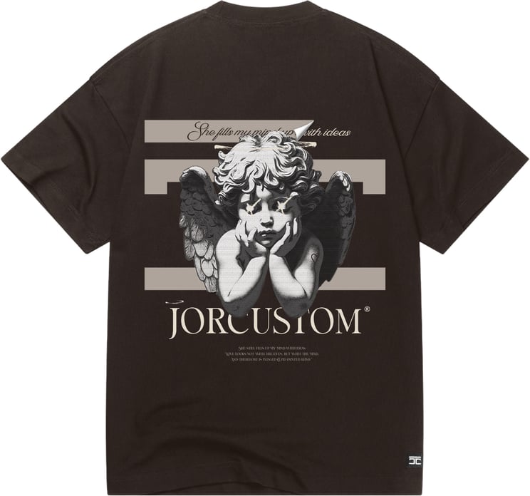 JORCUSTOM AngelTwo Loose Fit T-Shirt Brown
