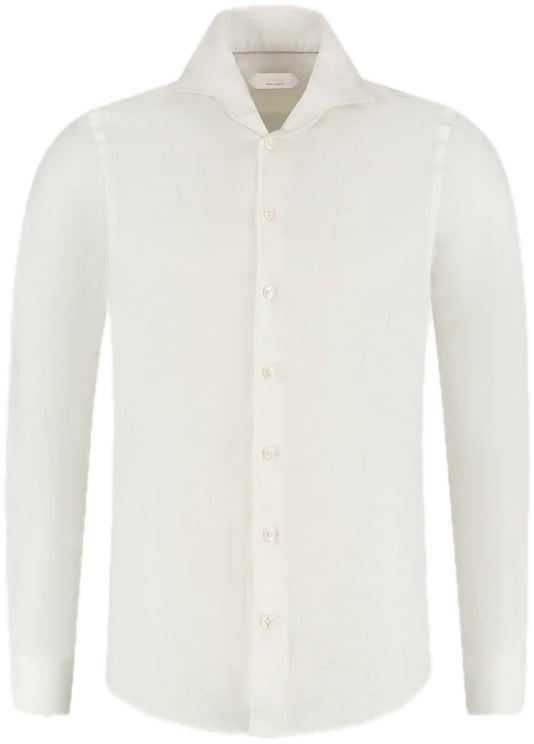 Aurélien Linnen seaside shirt Ivory
