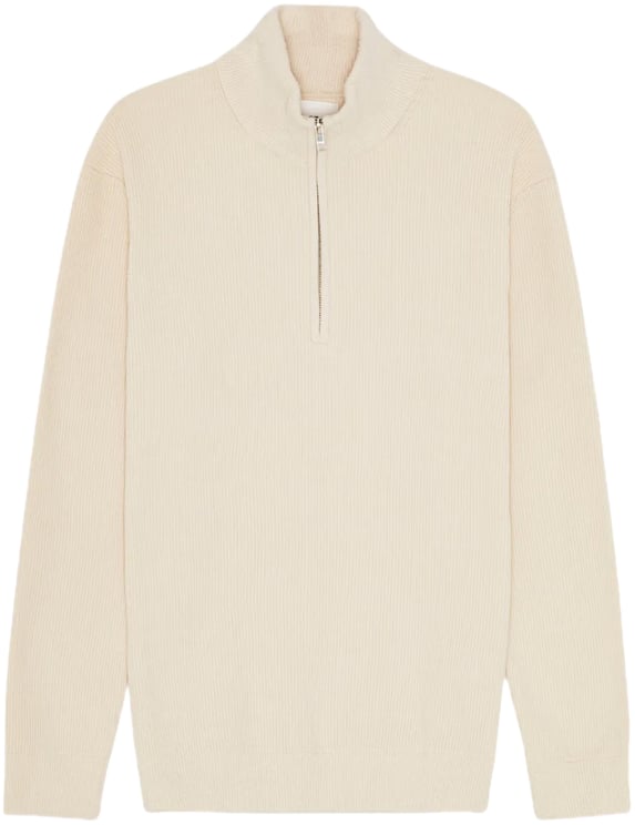 NN07 Danny half zip ivory