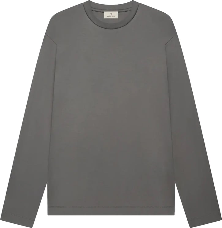 Valenza Interlock Supima Longsleeve Dark Gr