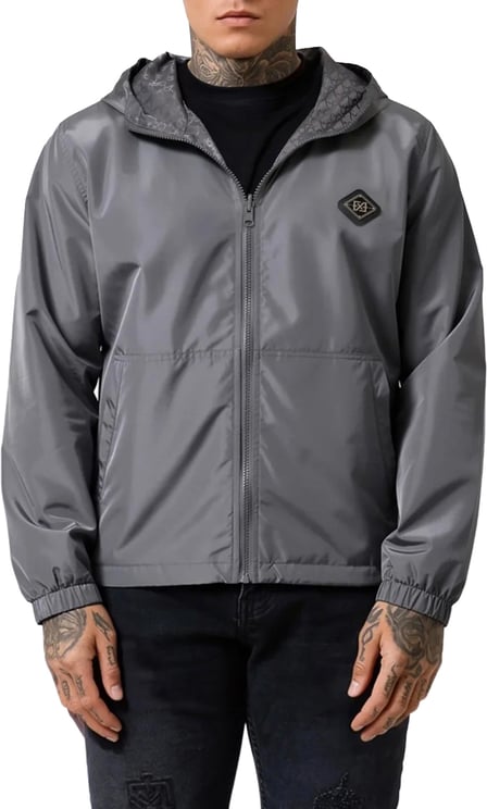 XPLCT Studios Reverse Windbreaker Light Grey