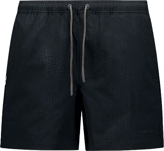 Airforce Seersucker Swimshort Gun Metal