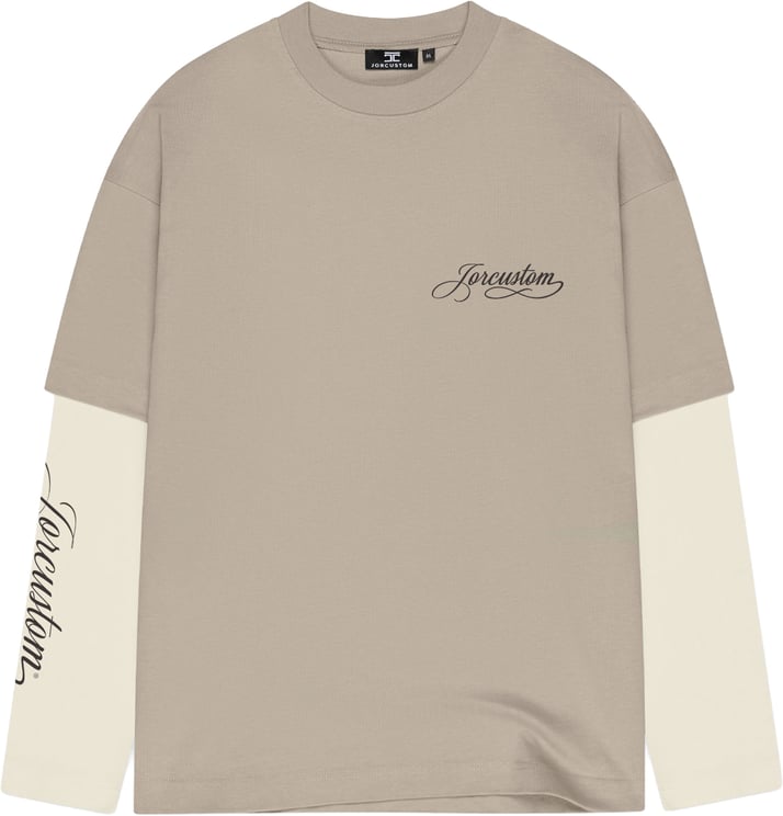 JORCUSTOM Handscript Double Layered Longsleev