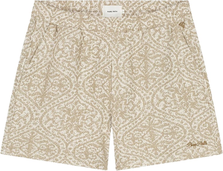 Pure Path Jacquard Pattern Shorts