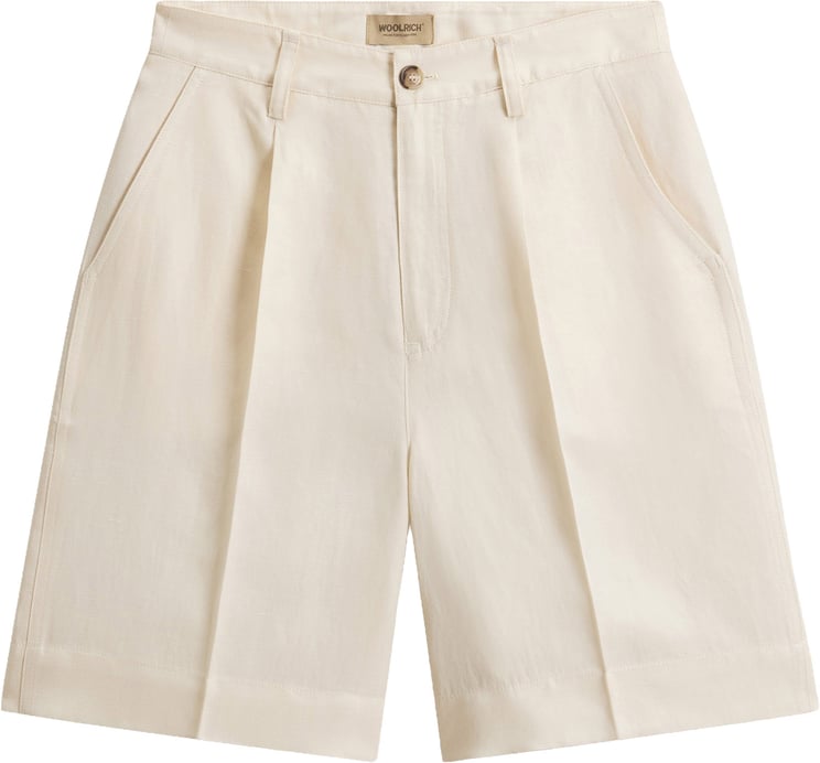 Woolrich Viscose Linen Shorts