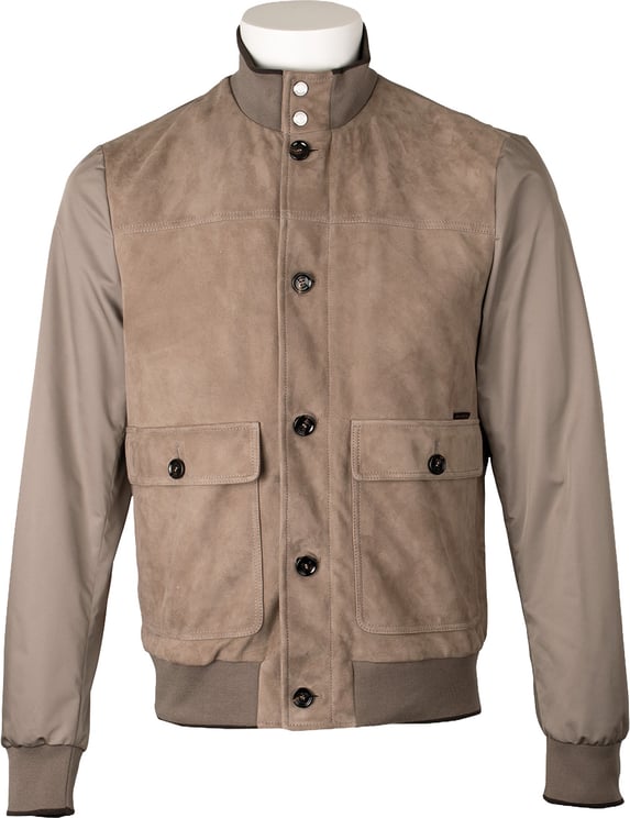 Moorer Jas Kant-Kmu taupe