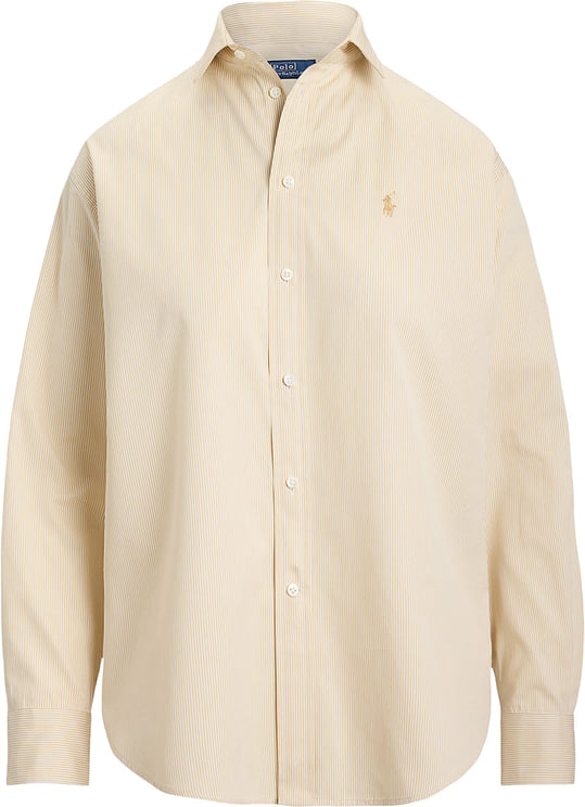 Ralph Lauren Blouse gestreept ecru/wit
