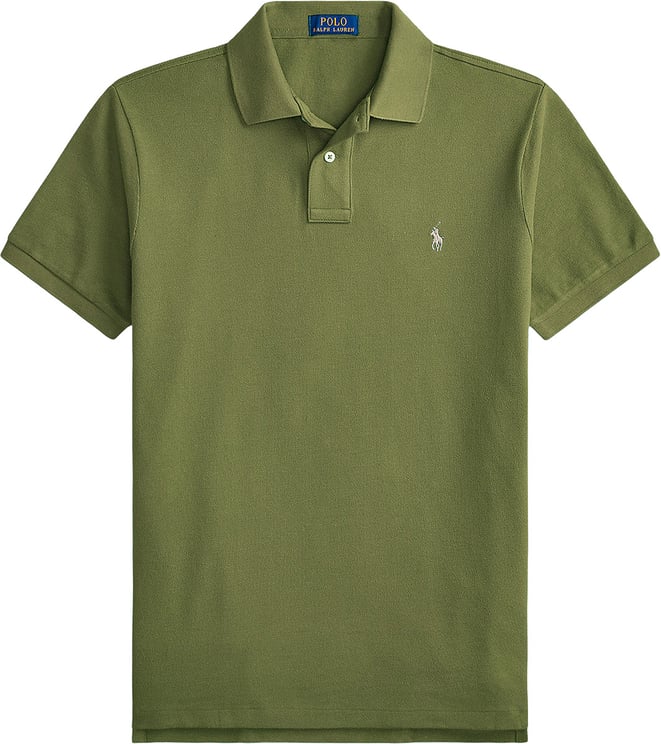 Ralph Lauren Polo custom slim fit donkergroen