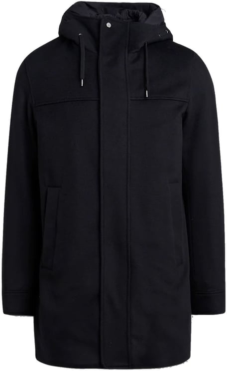 Herno HERNO Wool Cashmere Hooded Coat
