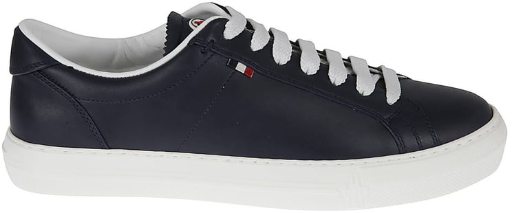 Moncler Moncler Monaco Leather Sneakers