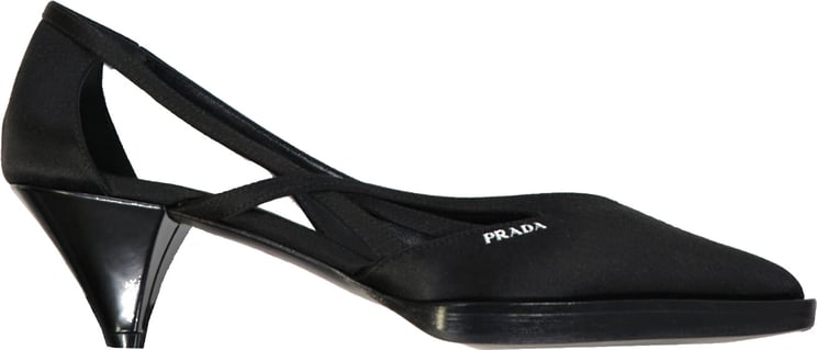 Prada Prada 55mm Cut-Out Satin Pumps
