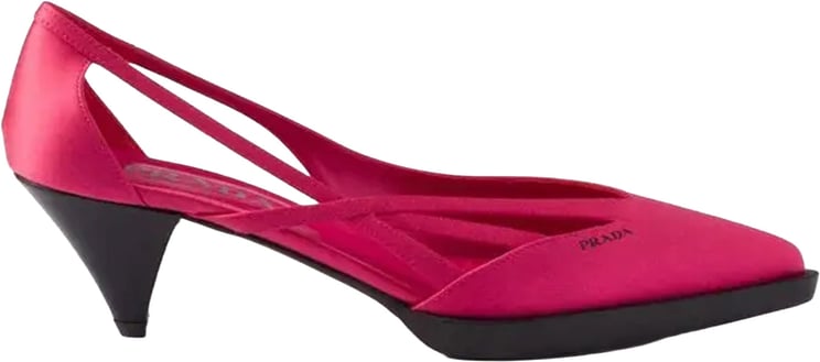 Prada Prada 55mm Satin Cut-Out Pumps