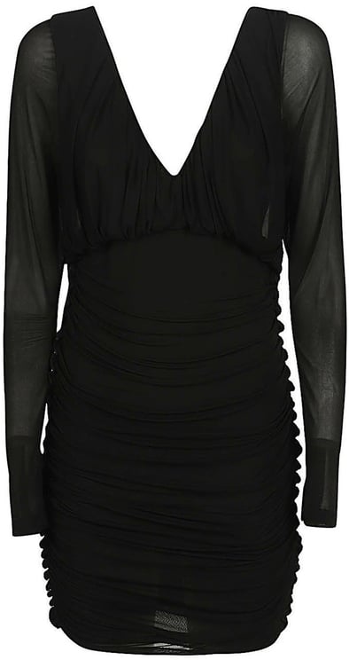Saint Laurent Saint Laurent Mini Draped Dress