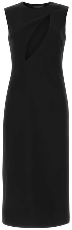 Versace Versace natural viscose dress black