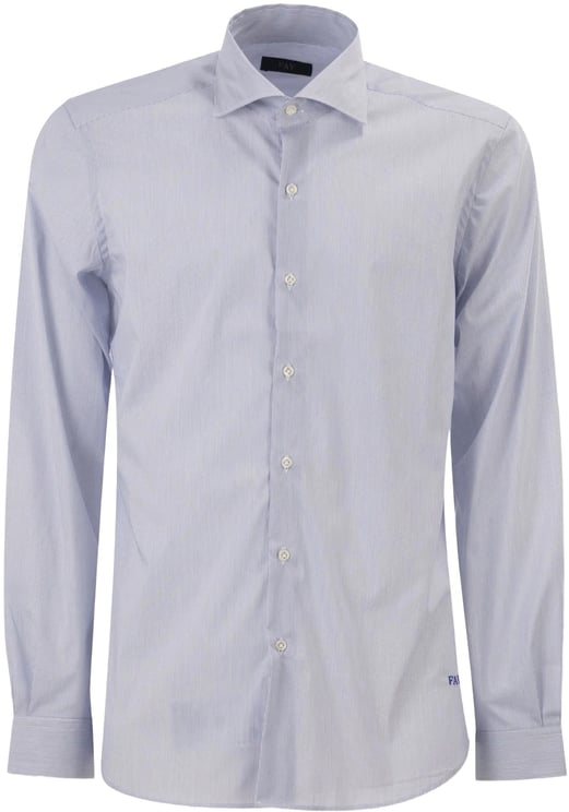 Fay Shirts Blu Scuro