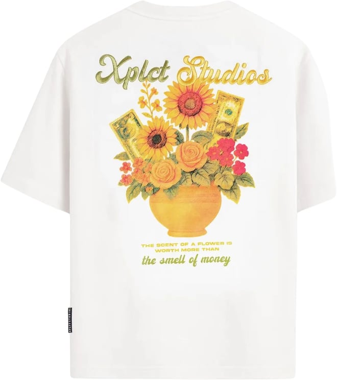XPLCT Studios Flowers Tee Offwhite