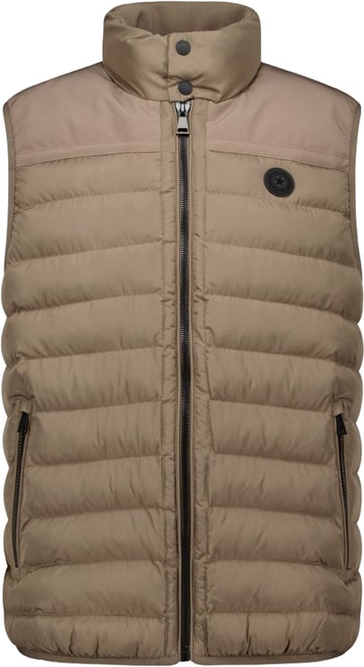 Airforce Padded Bodywarmer Walnut