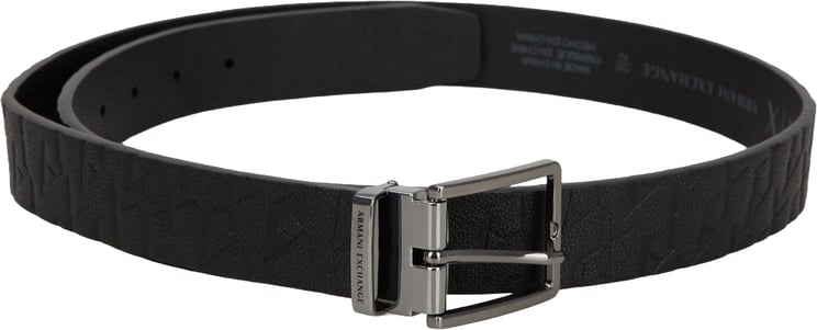Armani Exchange Belt Allover Logo Black