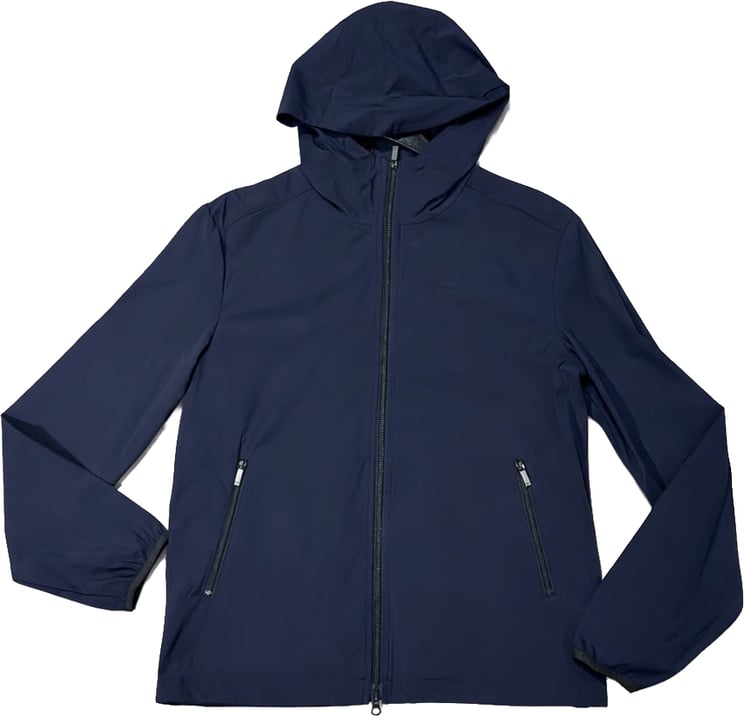 Genti Summer Jacket Monogram Dark Blue