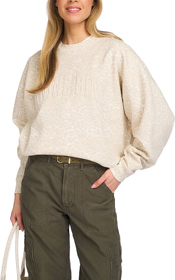 Anine Bing sweater leopard beige