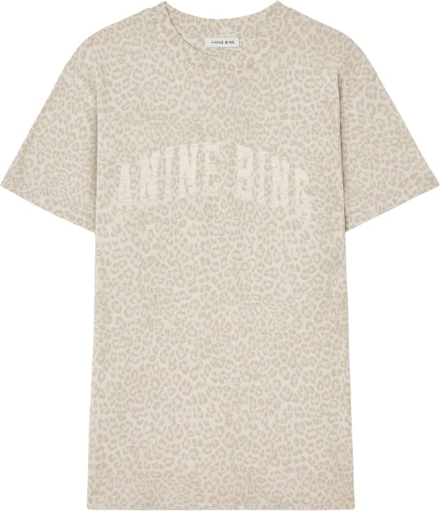 Anine Bing t-shirt leopard beige
