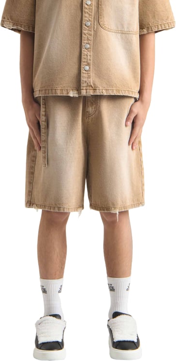Don't Waste Culture Florayne Shorts | Brown
