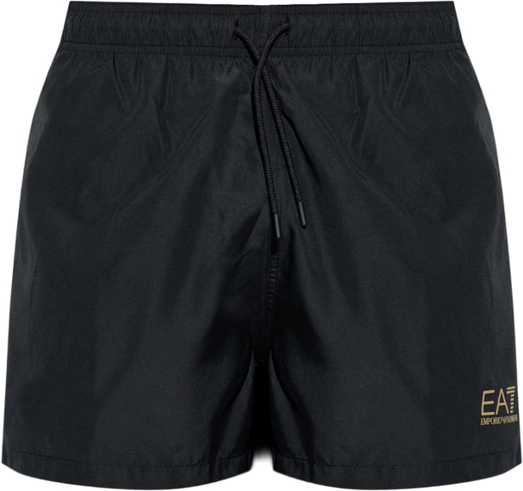 EA7 Swimshort Black/Gold