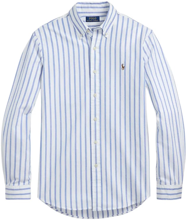 Ralph Lauren Overhemd gestreept blauw/wit