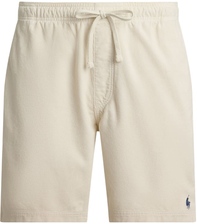 Ralph Lauren Korte corduroy broek ecru