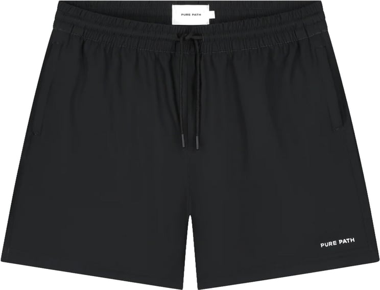 Pure Path Logo Swim Shorts Black