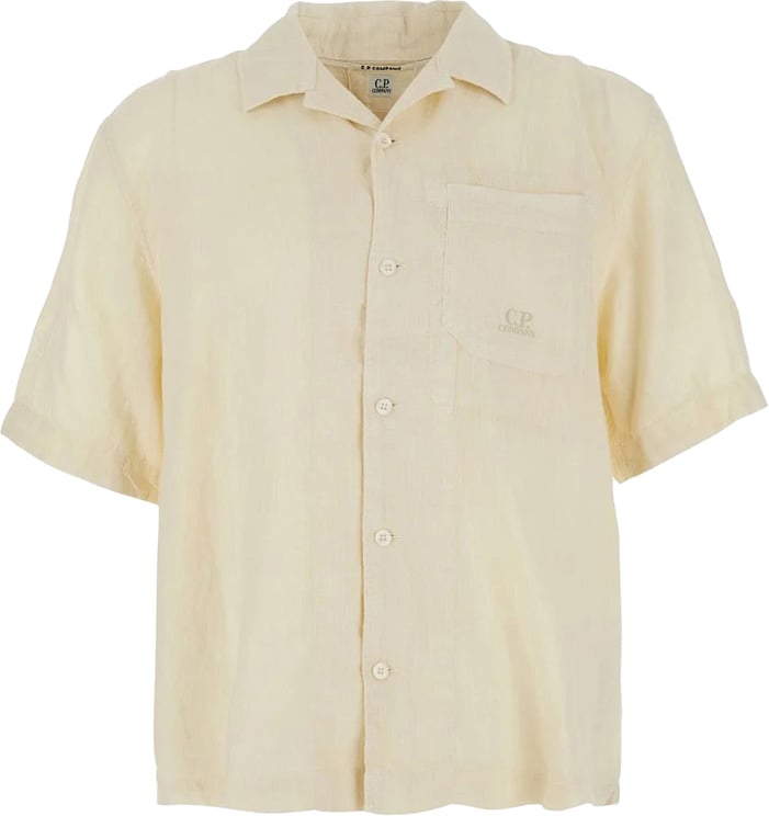 CP Company linen shirt beige