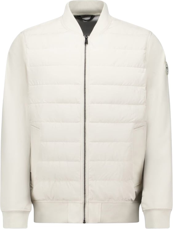 Airforce pike padded bomber jacket oatmeal