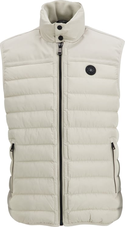 Airforce padded bodywarmer oatmeal