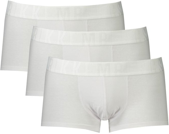 Dirk Bikkembergs Bikkembergs White Polyester Men's Boxer Briefs Trio Pack
