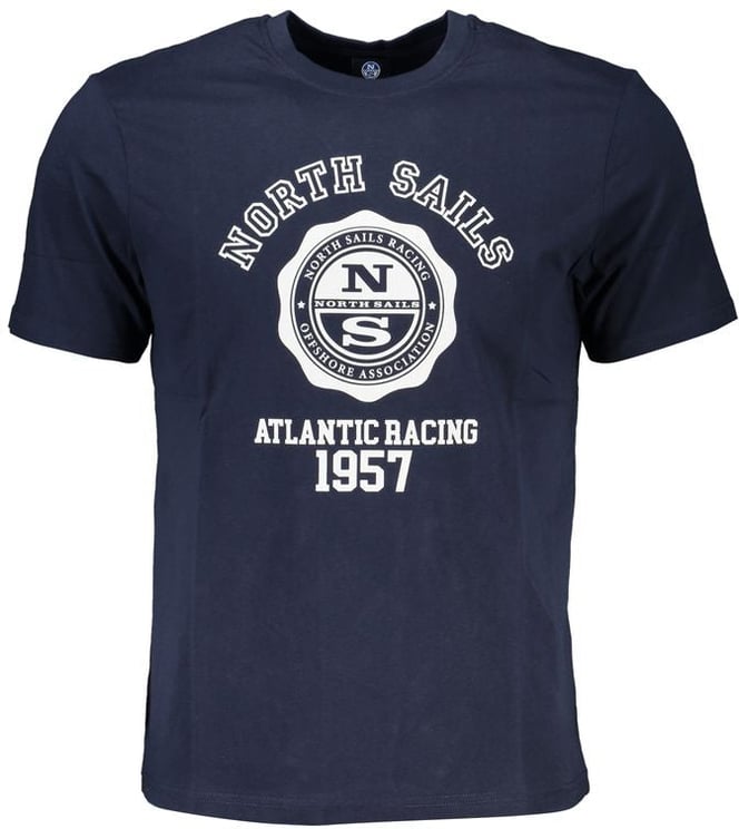 North Sails North Sails Blue Cotton Men's T-Shirt