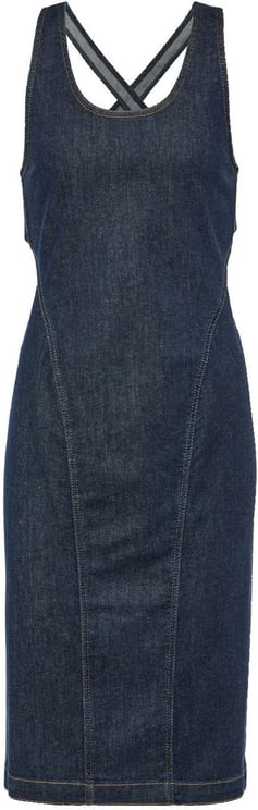 Alaïa Alaia Sculpt Denim Dress