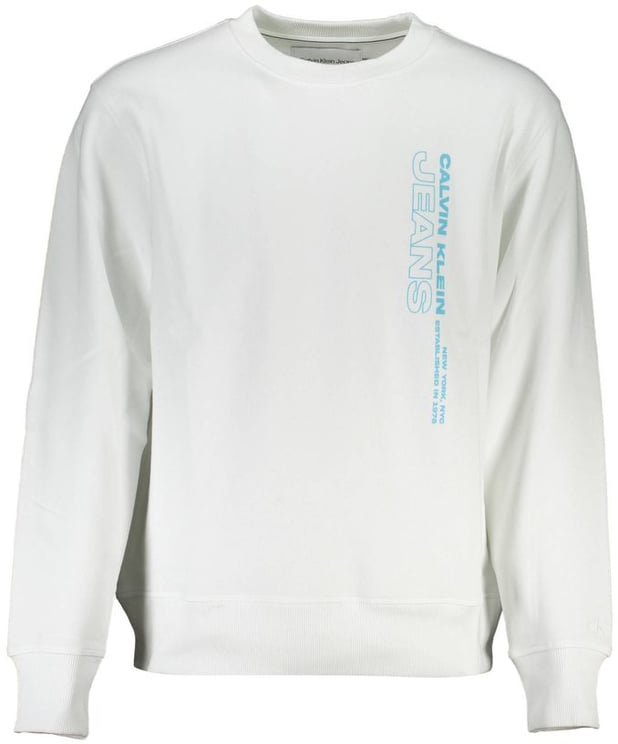 Calvin Klein Calvin Klein White Cotton Men's Sweatshirt